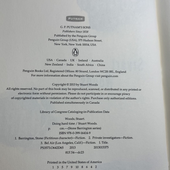 Doing Hard Time - A Novel by Stuart Woods - Picture 8 of 13